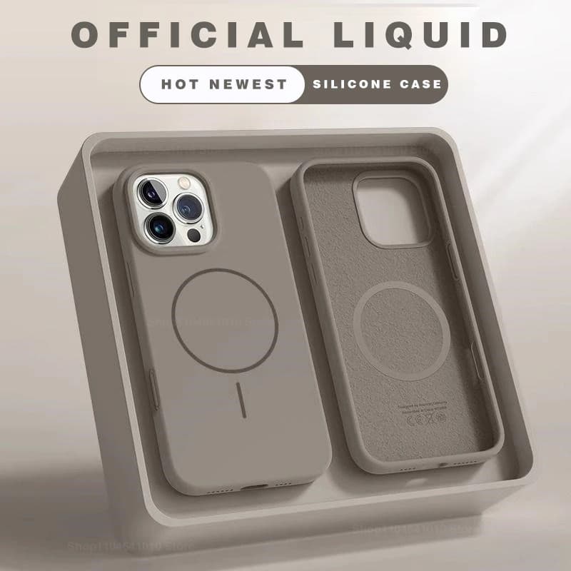 Magnetic Phone Case For iPhone 15 14 16 Plus 11 12 13 17 Pro Max Air Shockproof Silicone Cover For Magsafe Wireless Charge Cases