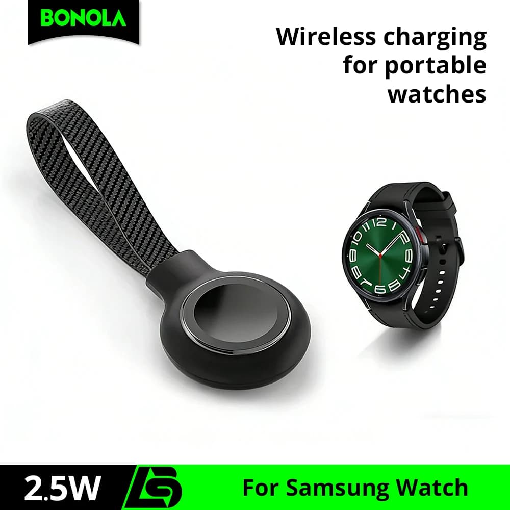 Bonola Lanyard Watch Charger Type C for Samsung Watch Ultra 8 7 6 5 Portable Magnetic Wireless Watch Chargers for Galaxy Watch