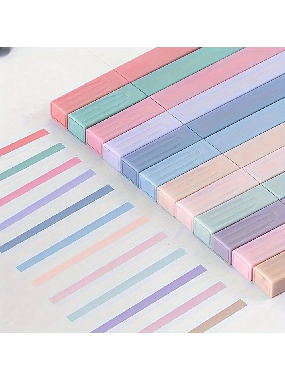 12/6/24-Piece Pastel Highlighter Set - Ink-Free & Smudge-Proof for Journals, School Supplies, Office - Easter Gifts for Teens, t