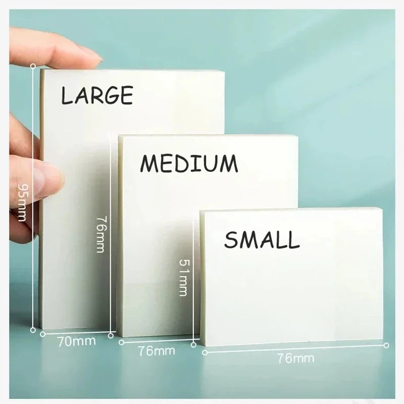 50sheets Transparent Posted it Sticky Note Pads Notepads Posits Papeleria Journal School Stationery office Supplies