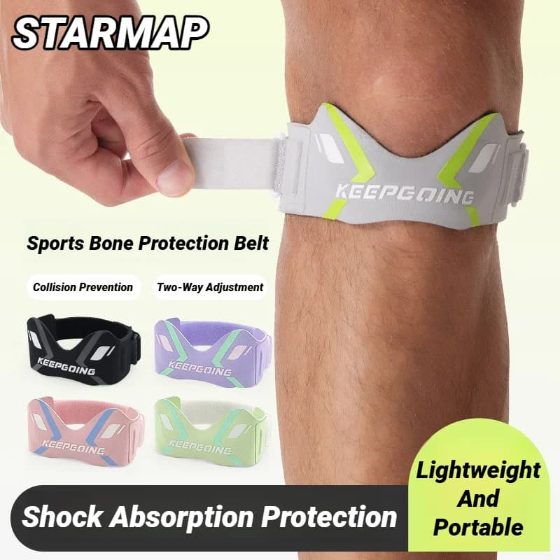 1PCS Basketball Strap Patella Band Protection Kneecap Knee Tendon Support Strape Brace Adjustable Absorption Compression Pad