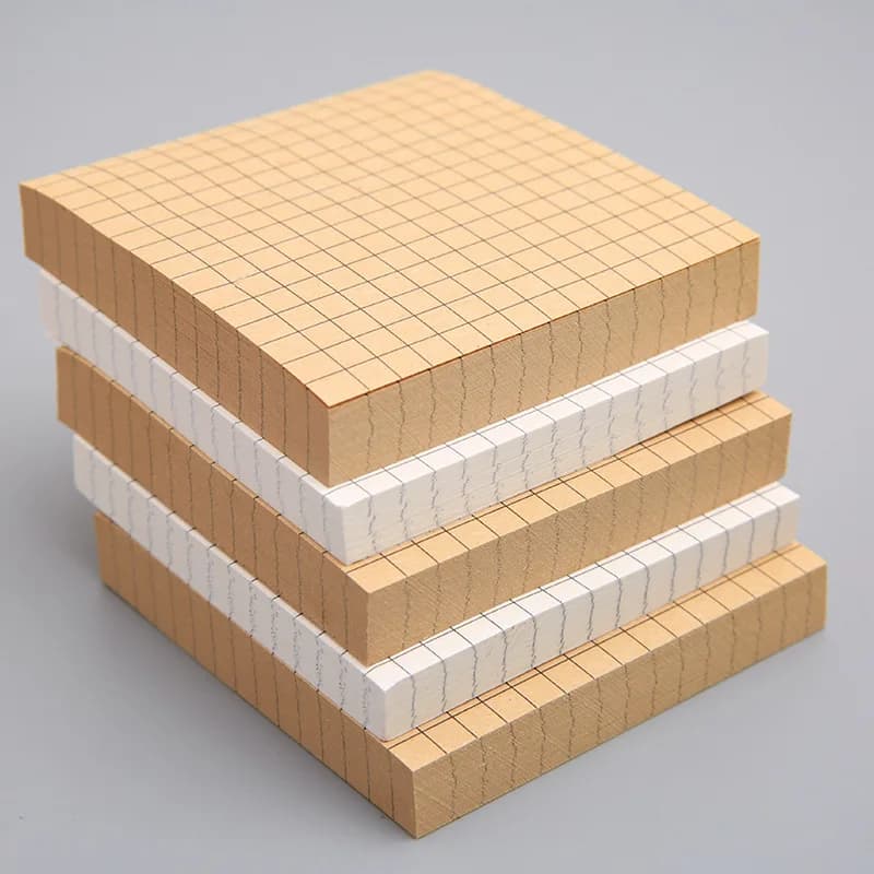 80 Sheets Sticky Notes Stationery Stickers Office Bookmark Daily Planning Tips School Supplies Notebook