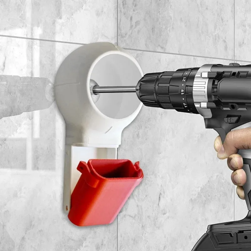 Drill Dust Collector With Rotating Joint, Drill Dust Cover For Electric Drill, Dust Catcher Tool For Wall Drilling And Home Use