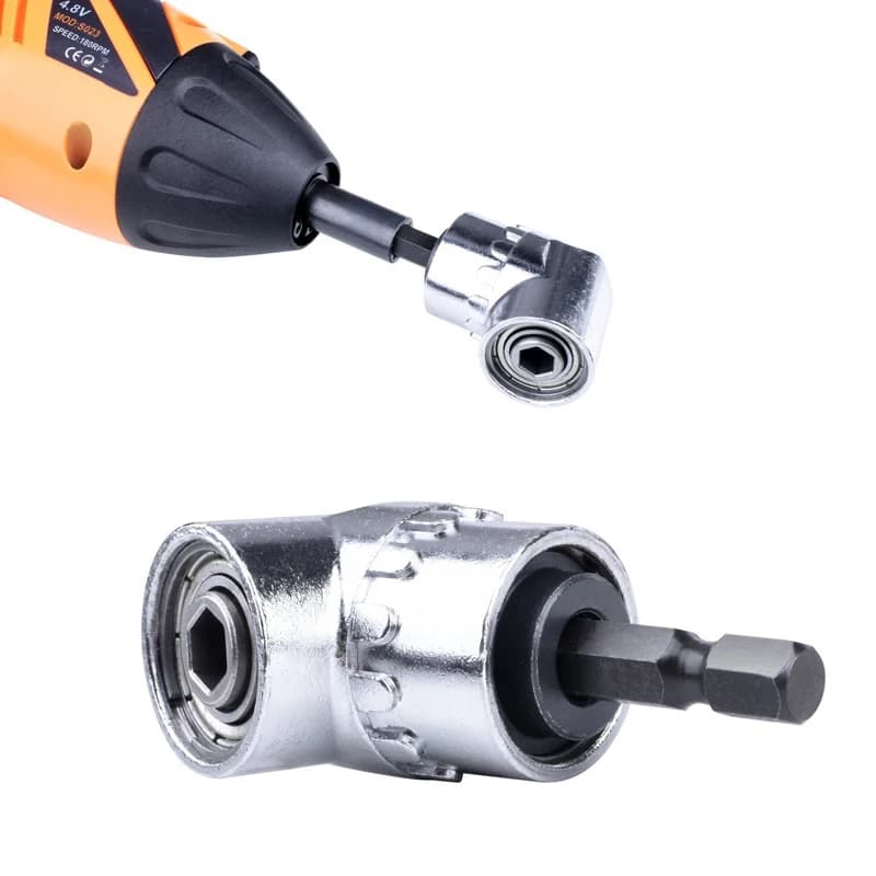 Hex Bit 105 Degree Angle Screwdriver Socket Holder Adapter Adjustable Bits Drill Angle Screwdriver Batch Head No a Set
