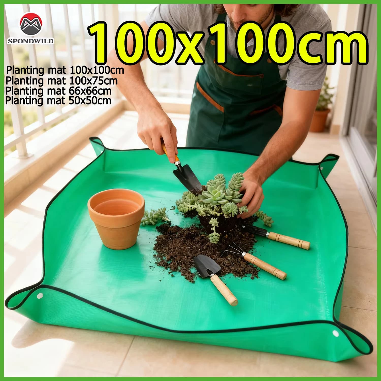 Tray Plant Accessories Plant Regeneration Mat Waterproof Transplant Pad Mixing Soil Plant Pruning Tool Gardening Gifts